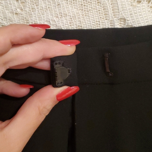 VTG designer Escada Hip Pleat black skirt sz 44 - Picture 6 of 12